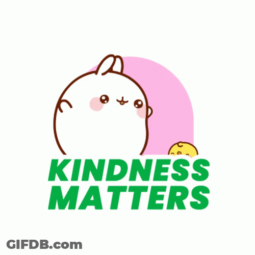 Molang And Piu Piu Kindness Matters GIF