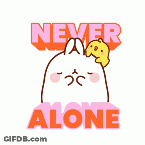 Molang And Piu Piu Never Alone GIF