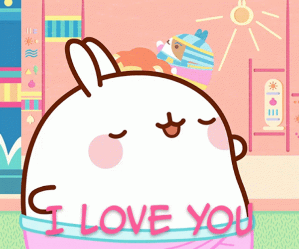 Molang I Love You GIF