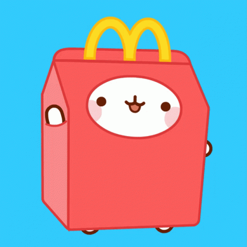 Molang McDonalds Take Out GIF