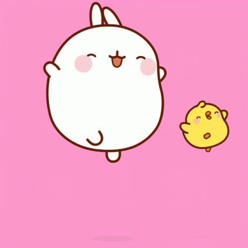 Molang Piu Piu Jump Dance GIF