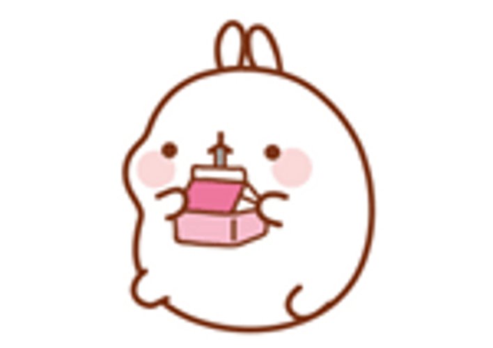 Molang Spit Out GIF