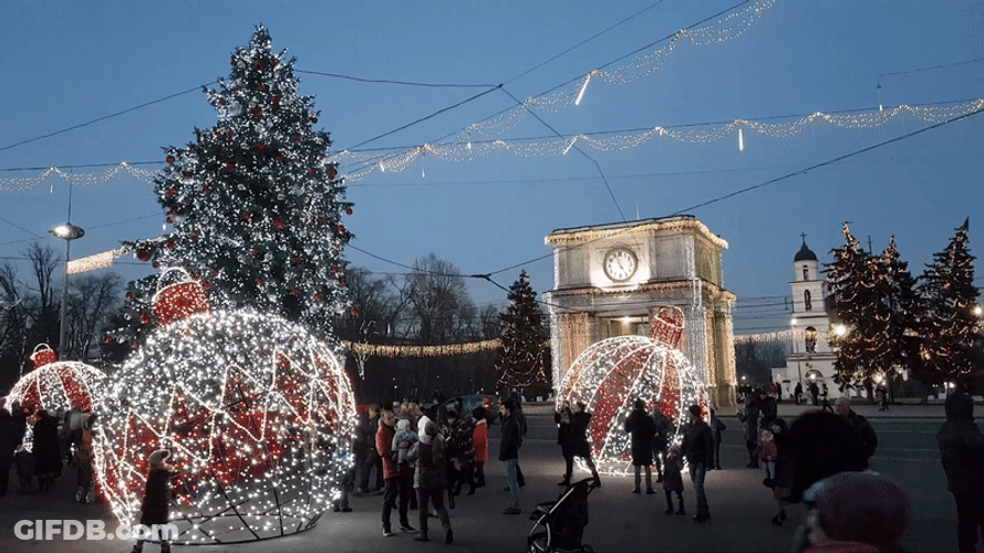 Moldova Europe Christmas Winter GIF