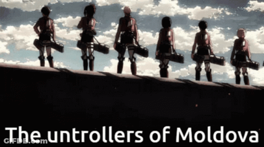 Moldova Trollers Attack On Titan GIF
