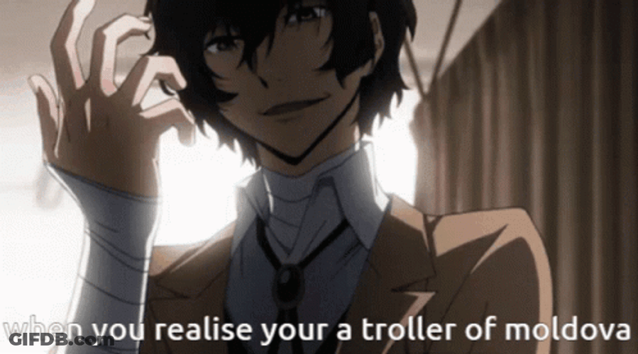 Moldova Trollers Osamu Dazai GIF