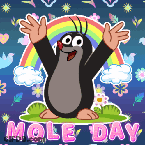 Mole Arms Outstretched Mole Day GIF