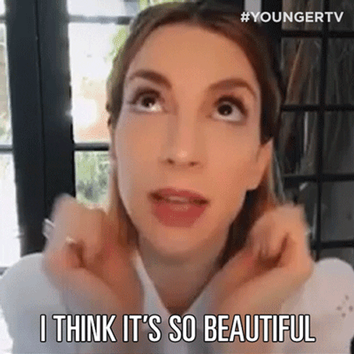 Molly Bernard It's Beautiful GIF