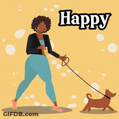 Mom Walking Dog GIF