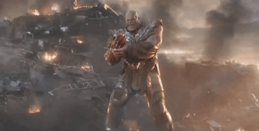 Moment Before Thanos Snap GIF