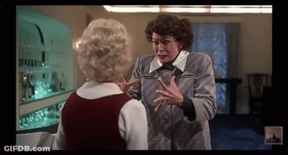 Mommie Dearest Faye Dunaway Strangle GIF