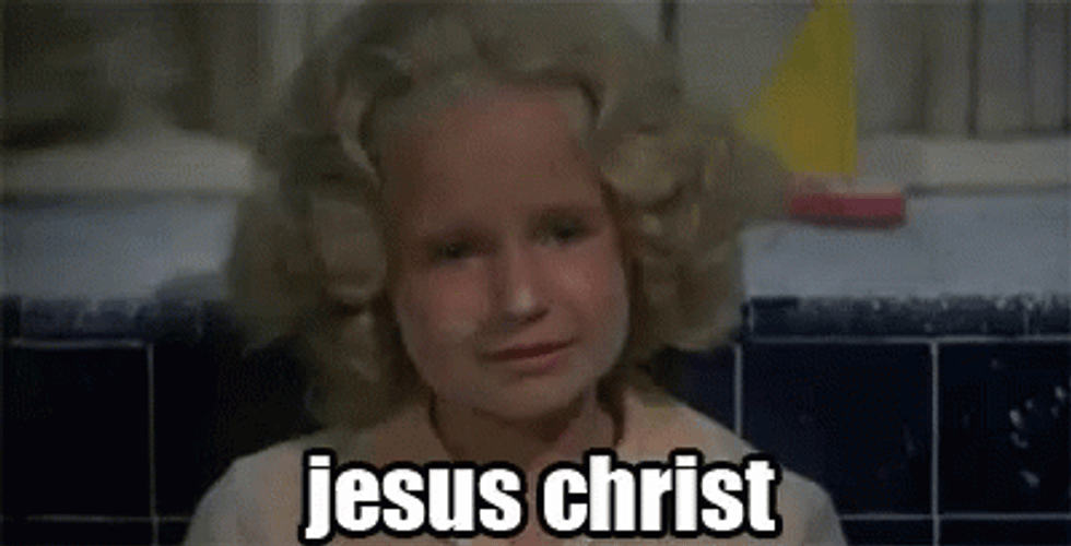 Mommie Dearest Jesus Christ GIF
