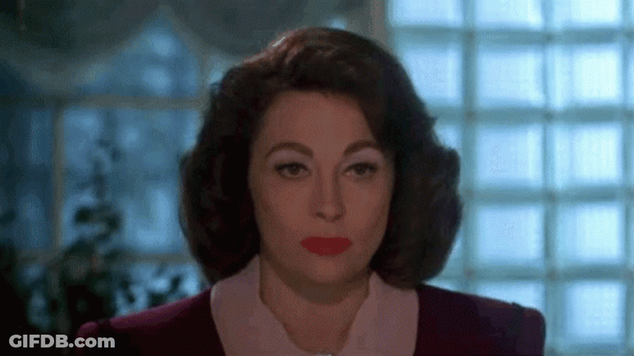 Mommie Dearest Joan Crawford Brows Up GIF