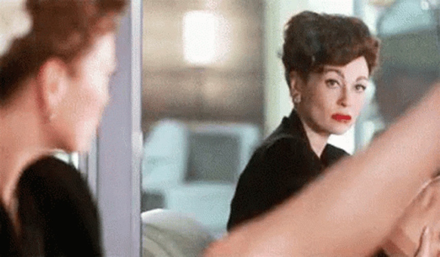 Mommie Dearest Joan Crawford Legs Up GIF
