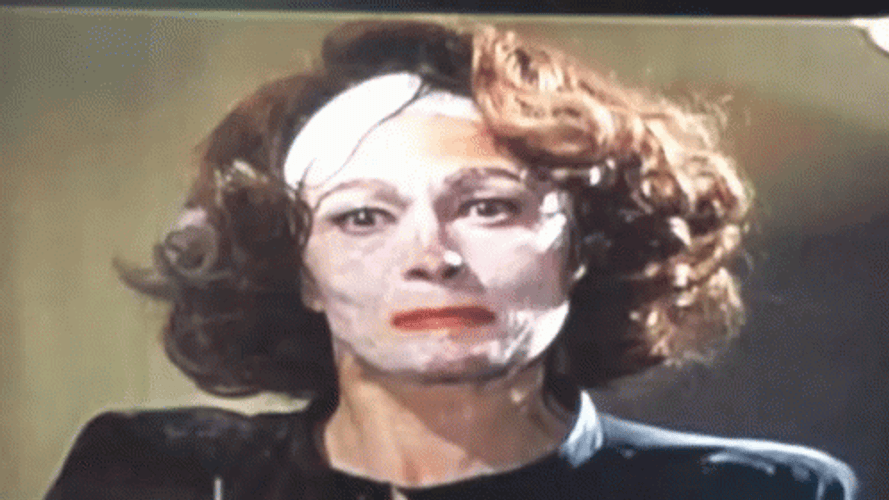Mommie Dearest Joan Crawford Looked Away GIF