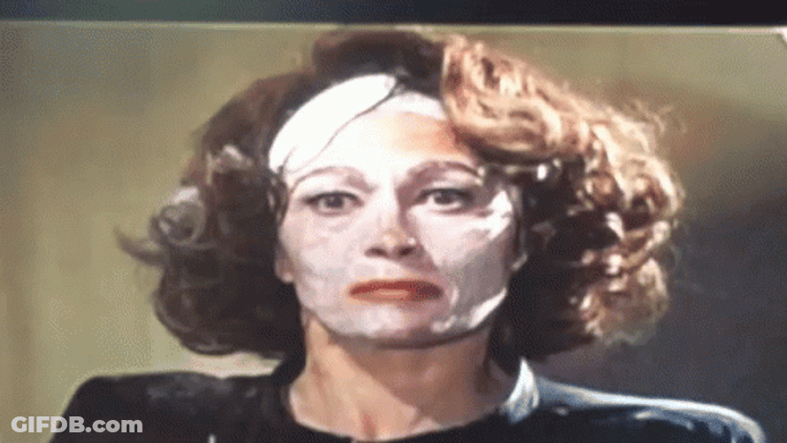 Mommie Dearest Joan Crawford Slowly Turned Around GIF