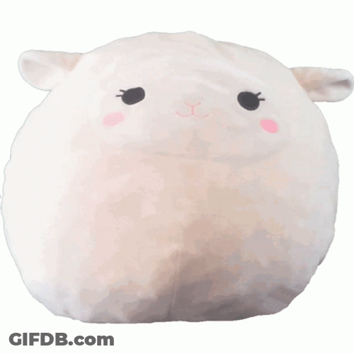 Momo Guy Squismallow Bounce GIF