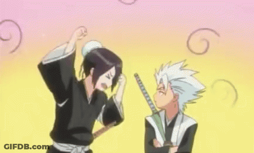 Momo Hinamori Angry To Toshiro GIF