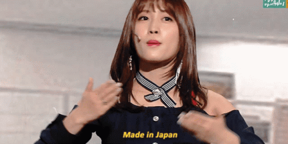 Momo Says Made In Japan GIF