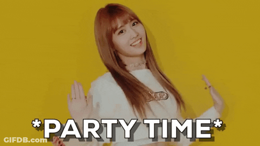Momo Twice Dancing Party Time GIF