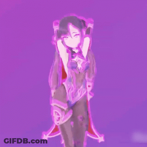 Mona Girl Anime Shy Dance GIF