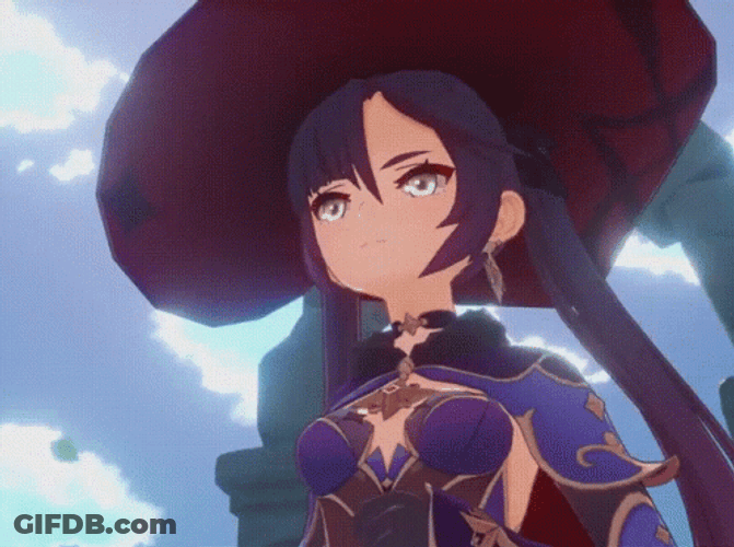 Mona Girl Anime Thunder Splashed GIF
