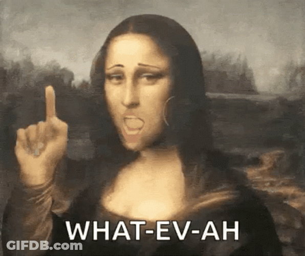 Mona Lisa Painting Moving Head Whatever GIF