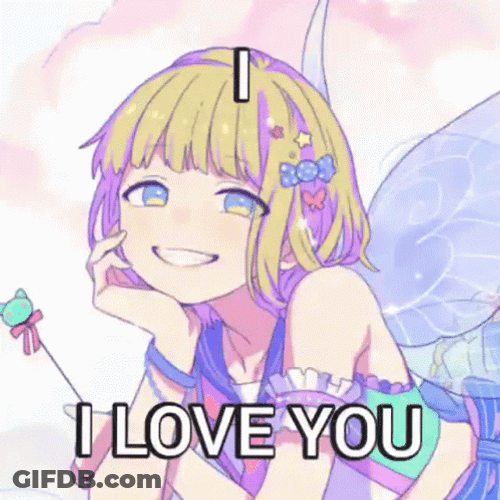 Mona Narumi Girl Anime I Love You GIF