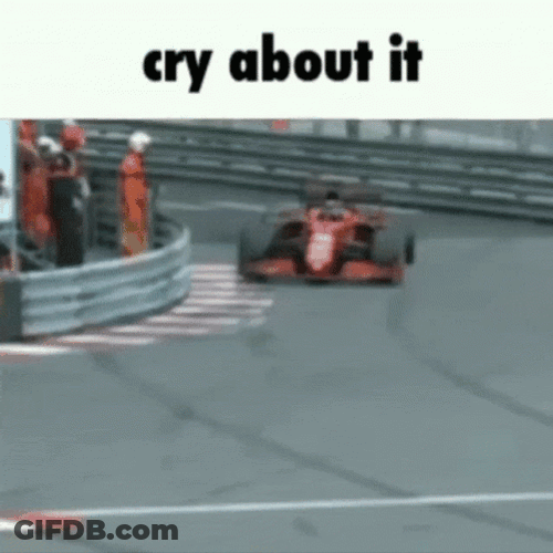 Monaco F1 Race Cry About It GIF