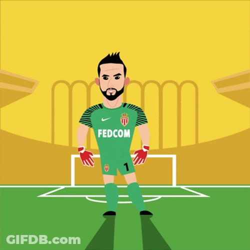 Monaco Ligue 1 Danijel Subašić Defense GIF