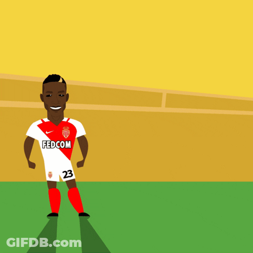 Monaco Ligue 1 Mendy Kick Slide GIF