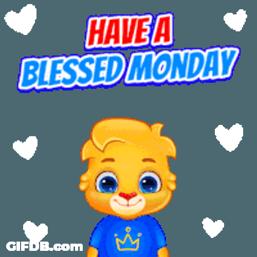 Monday Blessed Monday Sticker GIF