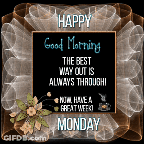 Monday Blessings Have A Great Week GIF