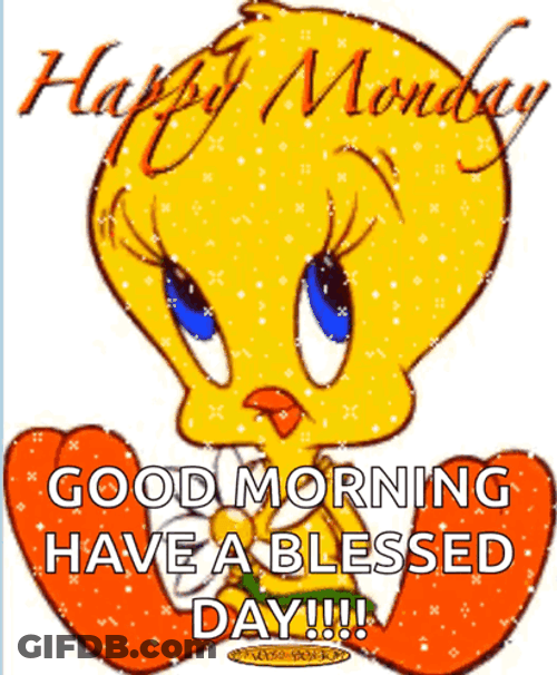 Monday Blessings Tweety Bird GIF