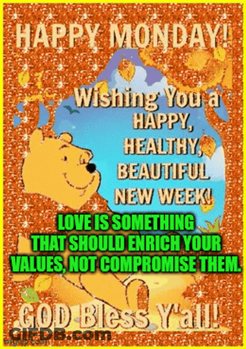 Monday Blessings Winnie The Pooh GIF
