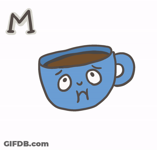 Monday Blues Cup Of Coffee GIF