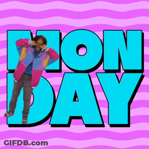 Monday Blues Floating Man GIF