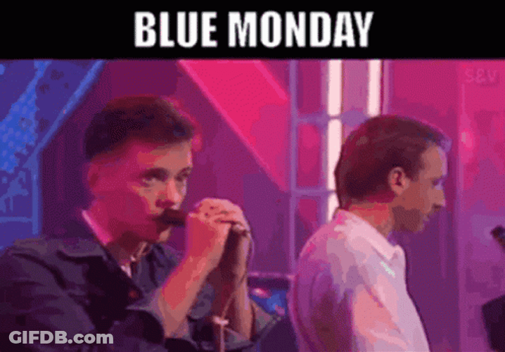 Monday Blues Man Singing GIF