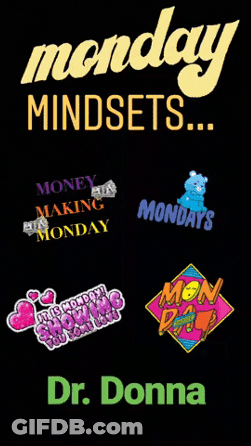 Monday Blues Mindset GIF