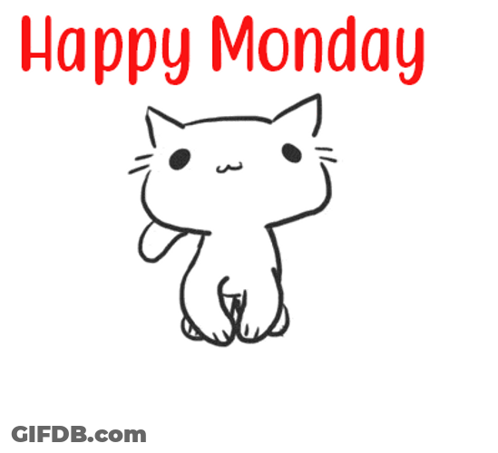 Monday Monday Happy Kitty GIF