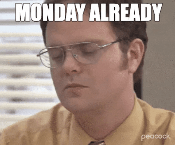 Monday Morning Angry Mood Dwight The Office GIF