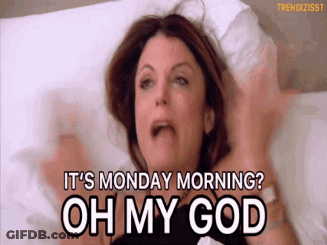 Monday Morning Bed Bethenny Frankel Real Housewives GIF