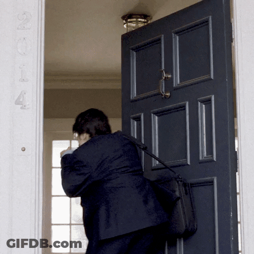 Monday Morning Drinking Coffee Spill Hurry Work GIF