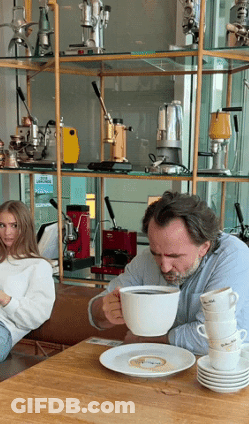 Monday Morning Mood Coffee Addict Funny GIF