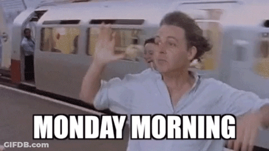 Monday Morning Waking Up Paul McCartney Meme GIF