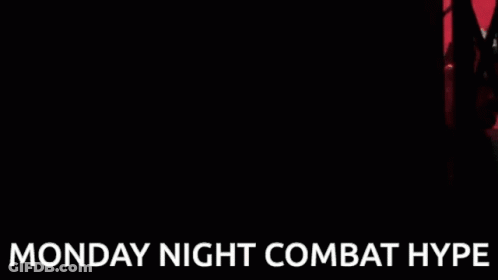 Monday Night Combat Hype Poster Man Standing In Front Of Gate GIF
