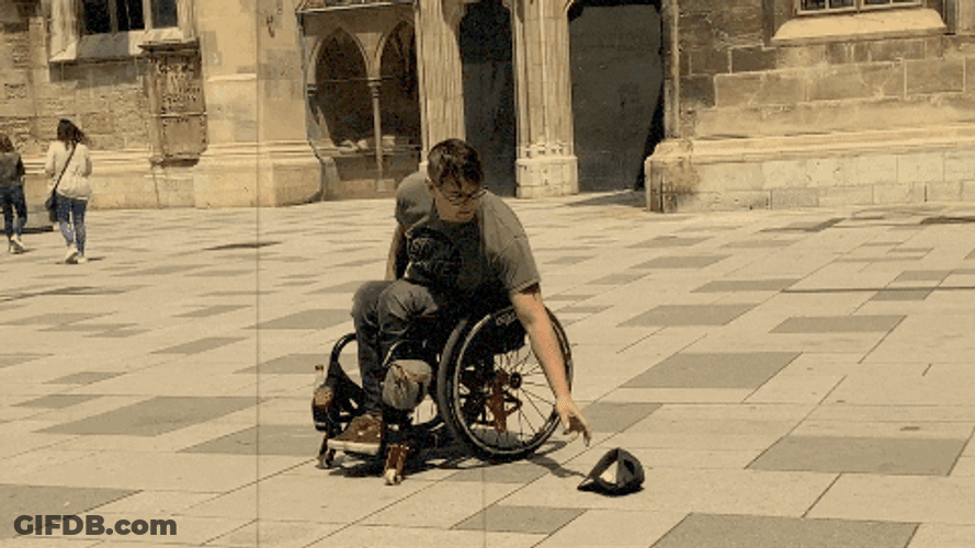 Money Donation For Handicapped GIF