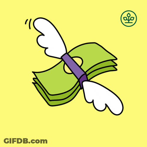 Money Flying Emoji GIF