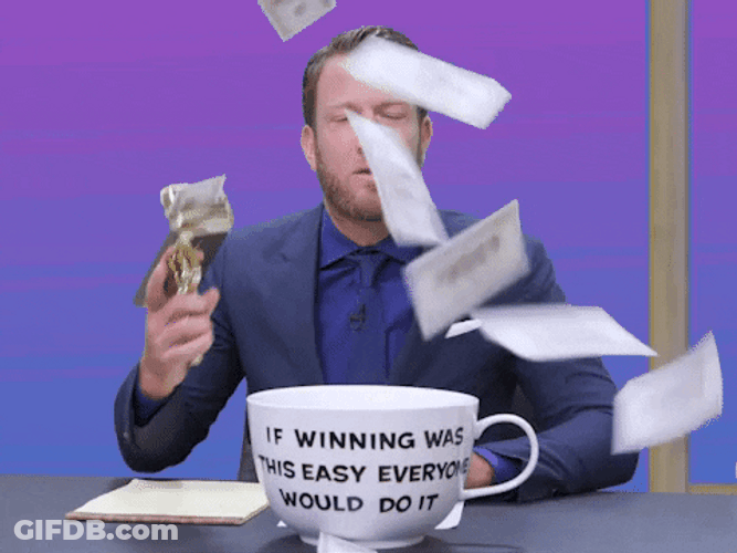 Money Gun Confused Gamble David Portnoy GIF