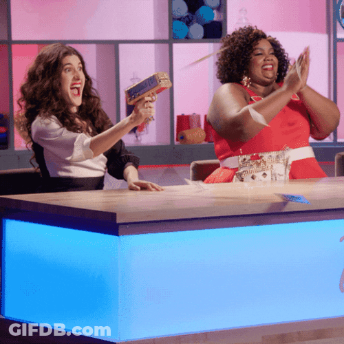 Money Gun Excited Nicole Byer GIF