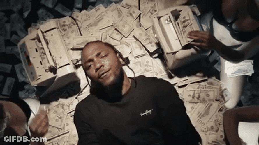 Money Gun Kendrick Lamar GIF